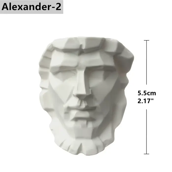 Figurine de la mythologie grecque, gypse blanc, statue de David, Alexandre, Aphrodite, Apollo, Vénus