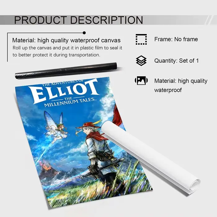 Affiches d'art graffiti « Adventures of Elliot The Millennium Tales »