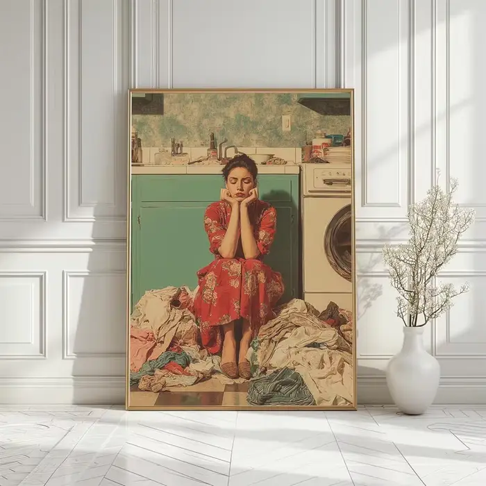 Impression sur toile de café parisien chaleureux - Œuvre d'art de style impressionniste d'une femme 