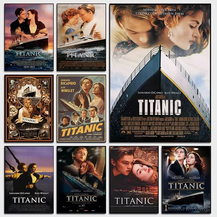 Affiche de film romantique classique des années 90