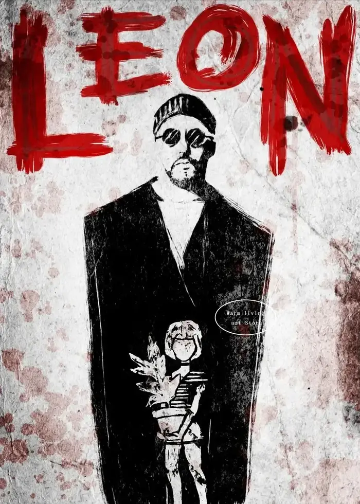 Affiches de film Leon imprimées célèbres, peinture sur toile professionnelle, tableau d'art mural Vi