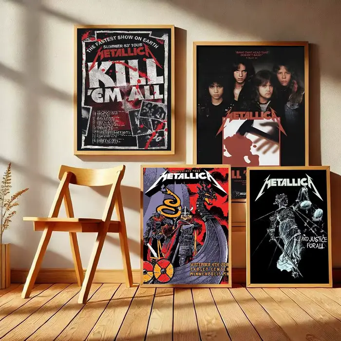 M-METALLICA Band – impressions et affiches de bonne qualité