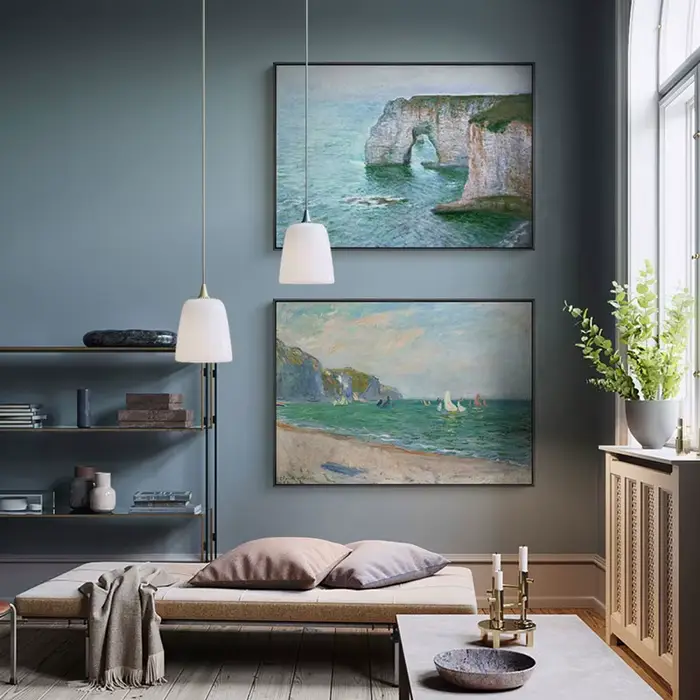 Peinture décorative moderne abstraite de Monet