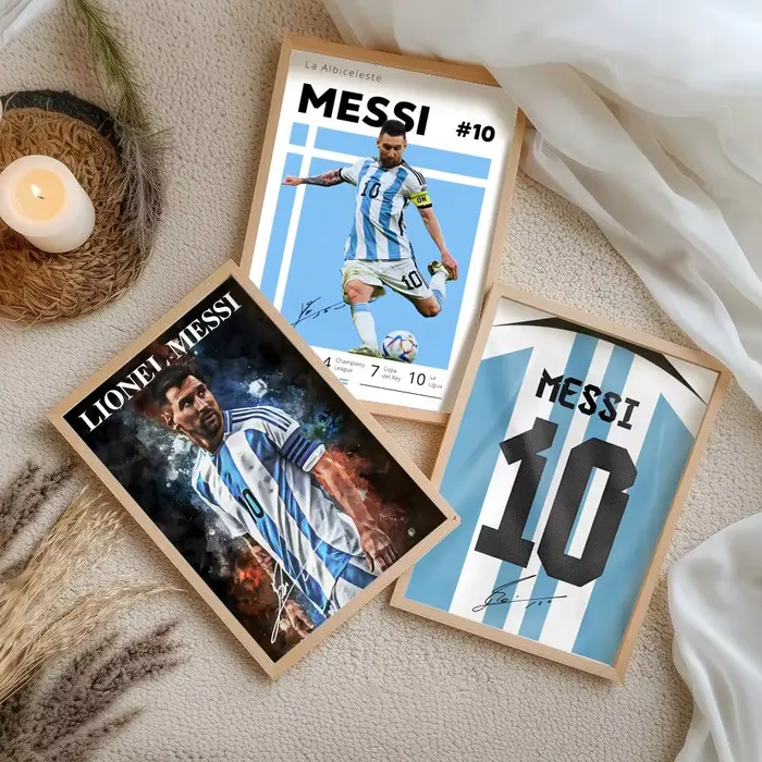 Peinture M-messi, calligraphie