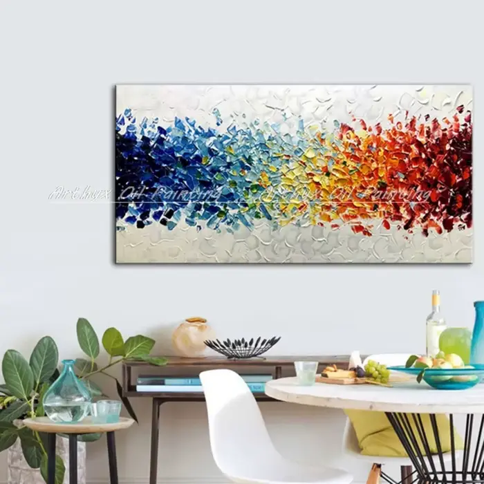 Classique Abstrait Esthétique Mur Art Bloc Texture HD Huile Sur Toile Affiches Et Impressions Maison Chambre Salon Décoration
