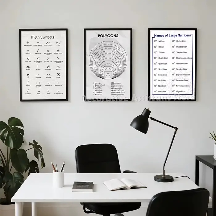 Affiches de formule de calcul des sciences mathématiques