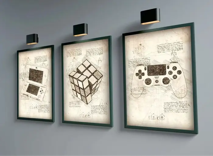 Affiche de jeu vidéo Pop Vintage