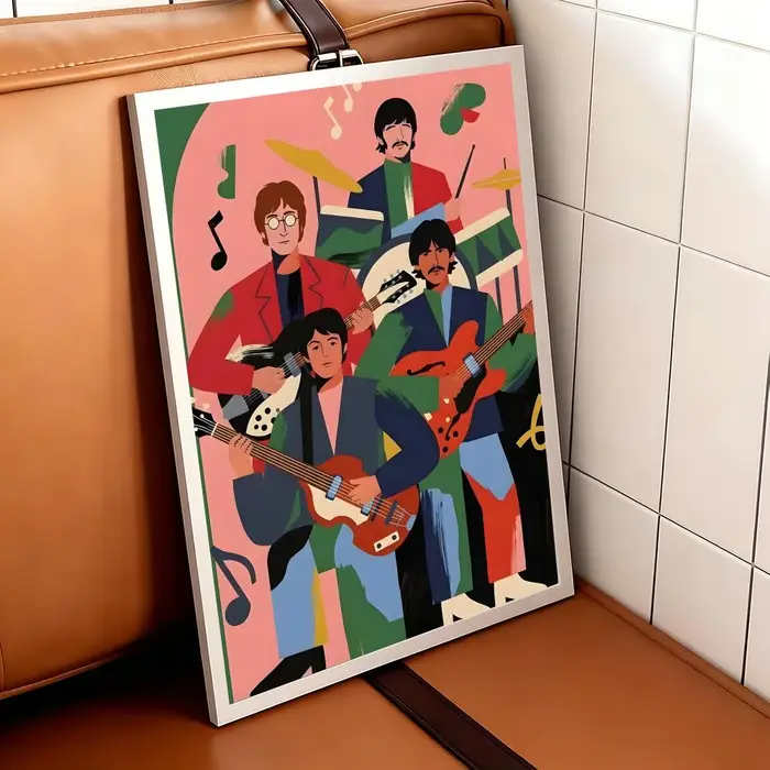 Affiche musicale T-The B-Beatles