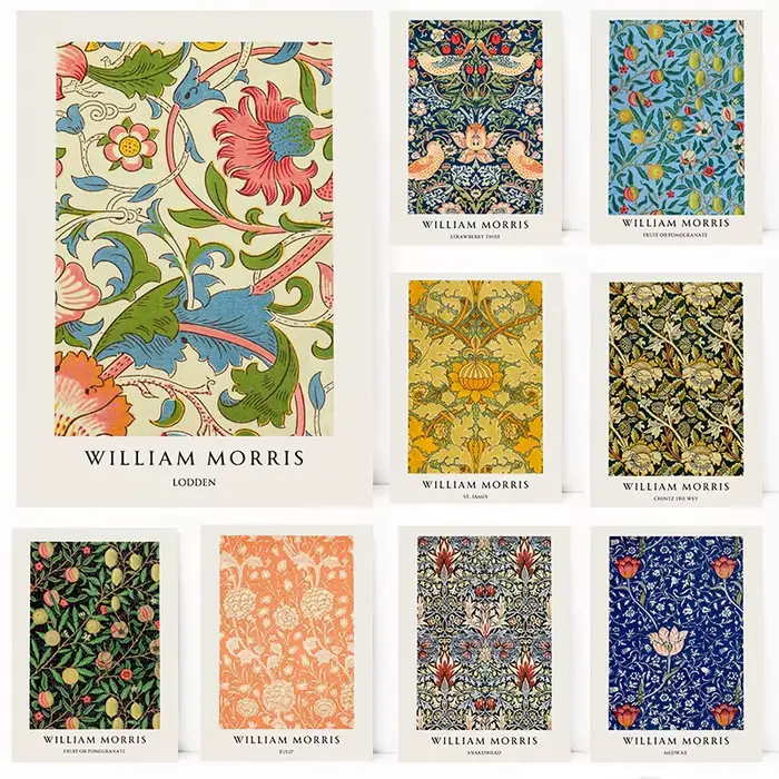 Affiche d'exposition de William Morris
