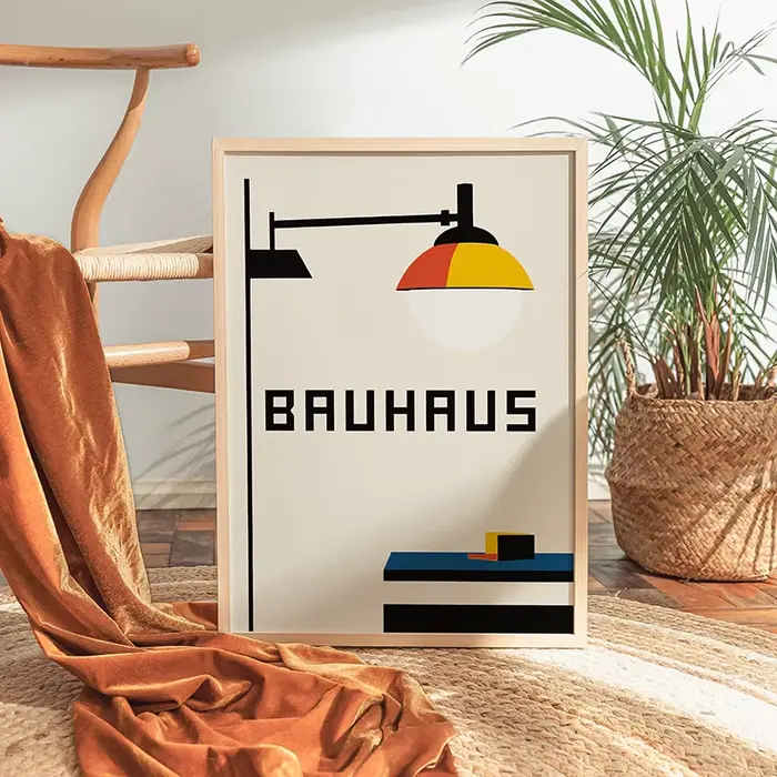 Affiches d'exposition d'art abstrait Bauhaus