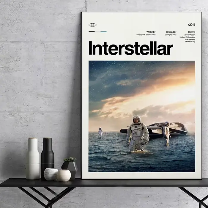 Collection d'affiches de films et de séries TV modernes