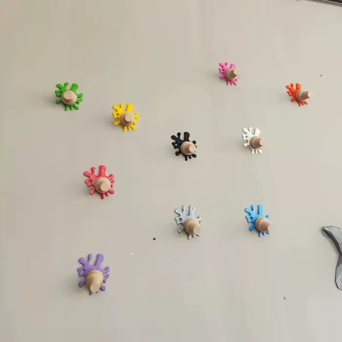 Décoration murale de crème glacée fondue