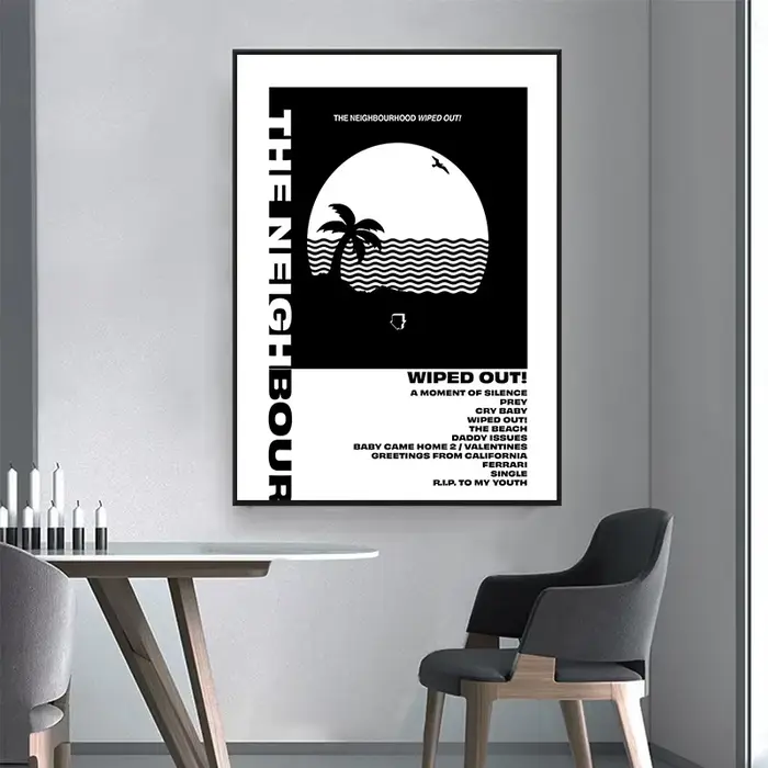 The Music Neighbourhood Landscape Album Cover Art Posters