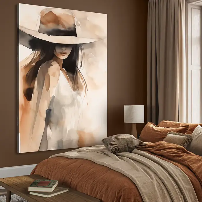 Toile de café noir, affiche imprimée