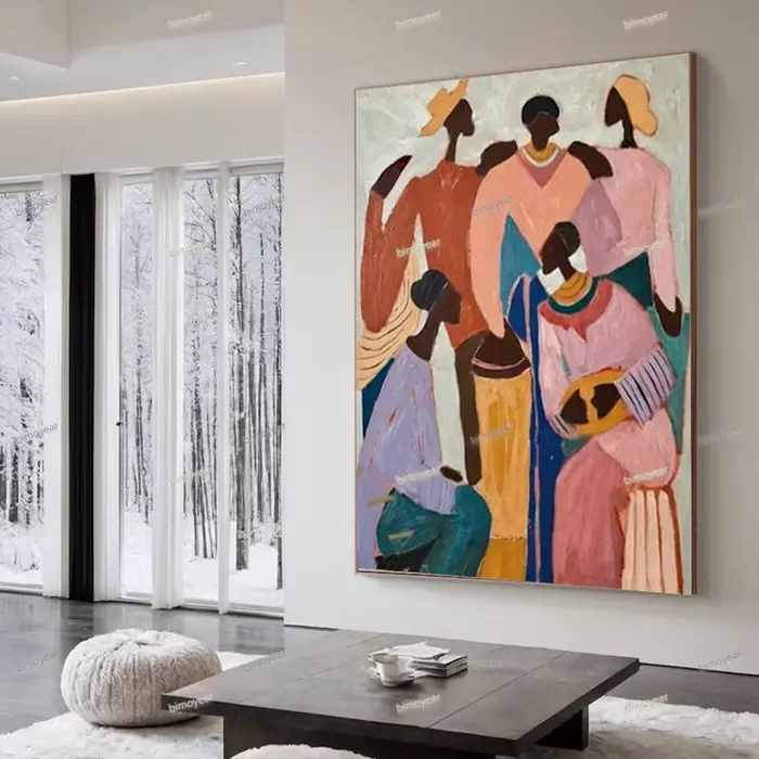Art mural inspiré de Matisse