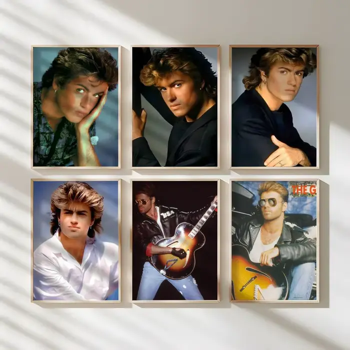 Peinture calligraphique Singer G-George Michael