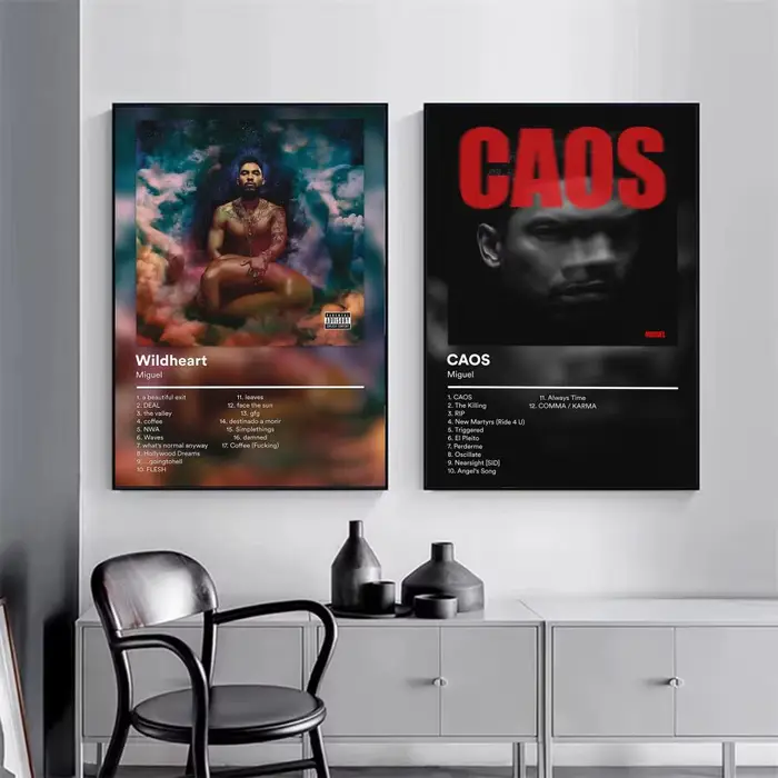 Affiche du célèbre rappeur M-Miguel
