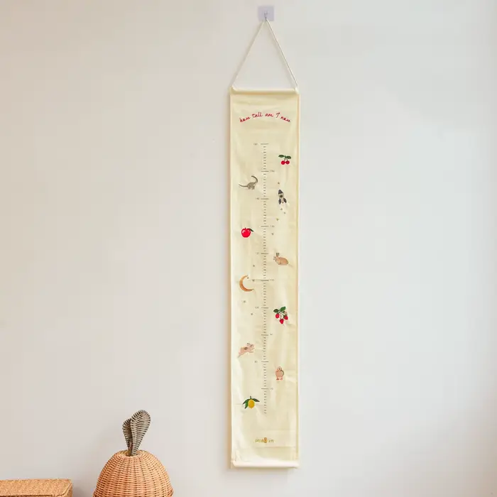 Mesure de la hauteur des enfants, tissu suspendu, illustration créative aviation, photo suspendue, château u