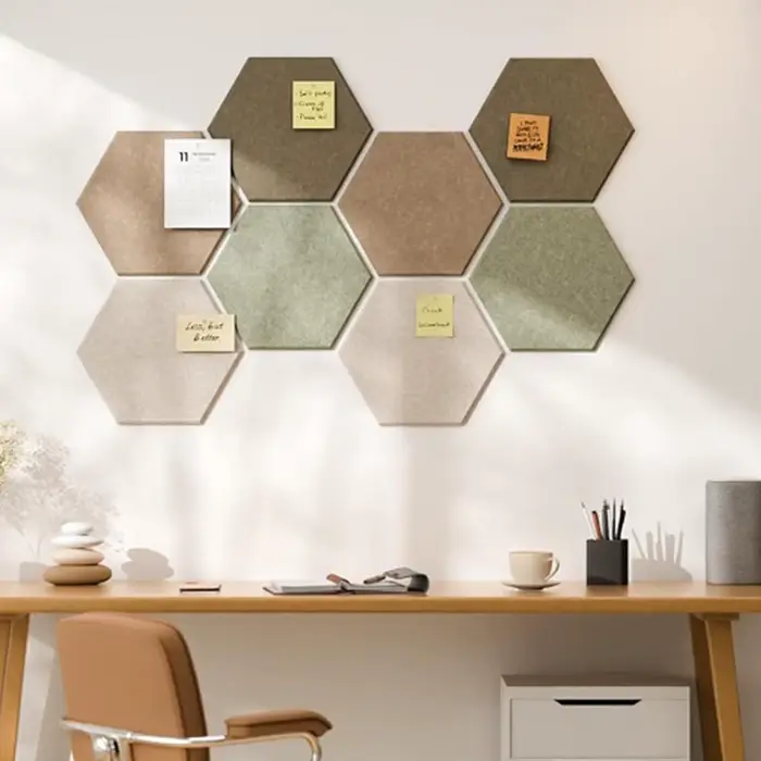 Panneaux Muraux Hexagonaux Décoratifs pour la Maison