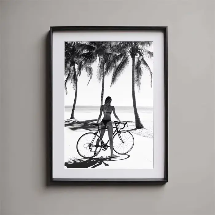 Affiche d'art de plage tropicale