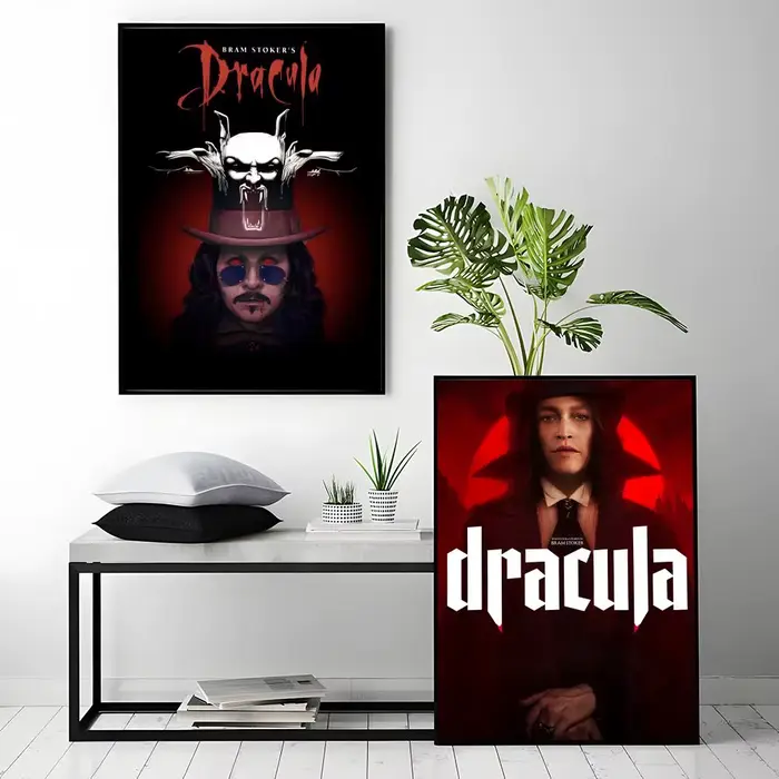 Film Dracula A Love Tale Poster HD Art mural auto-adhésif imperméable – Utilisation multi-scènes