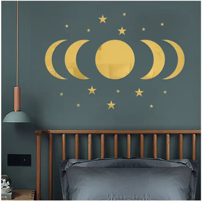 Miroir mural Design Cycle de lune