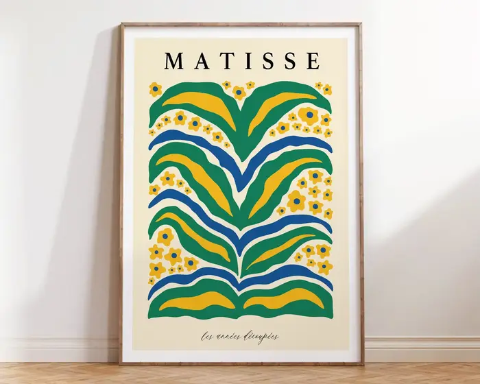 Affiche et imprimés de fleurs abstraites Matisse