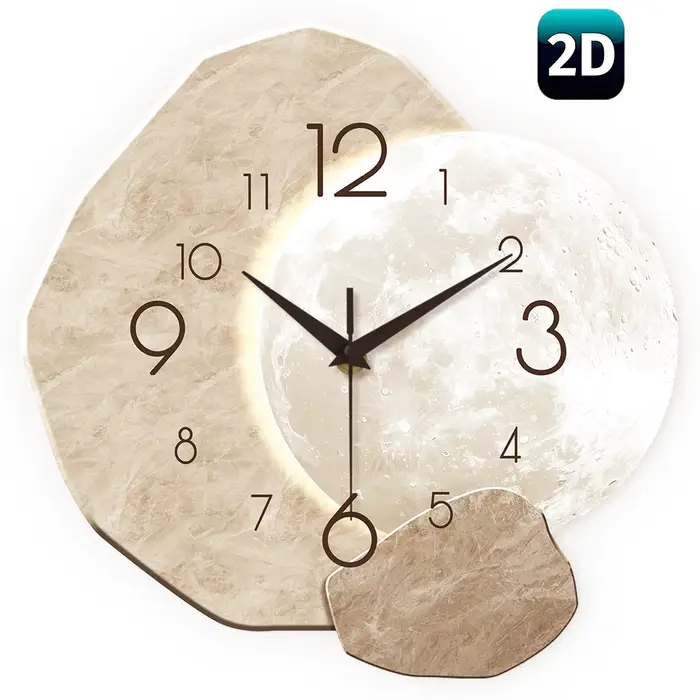 Horloge murale moderne simple et silencieuse