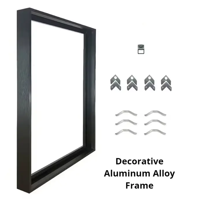 Cadre décoratif en alliage d'aluminium pour photo