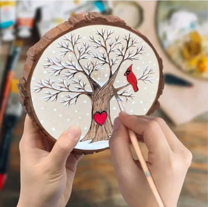 1 ensemble/10 pièces de tranches de bois de pin rondes de 10-12 cm avec écorce pour table