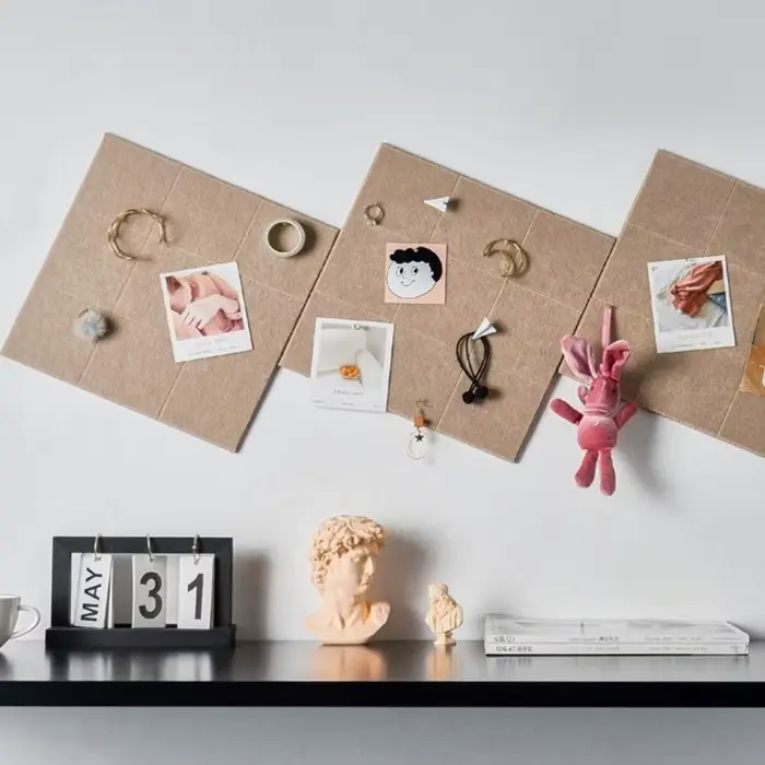 Tableau d'affichage en feutre pour murs