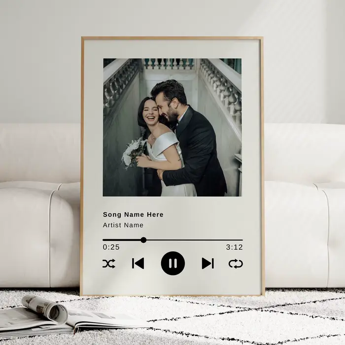 Affiche de chanson personnalisée