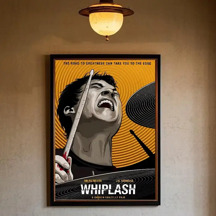 Affiche de film Whiplash classique, Art mural de haute qualité pour la maison, le bureau, la chambre