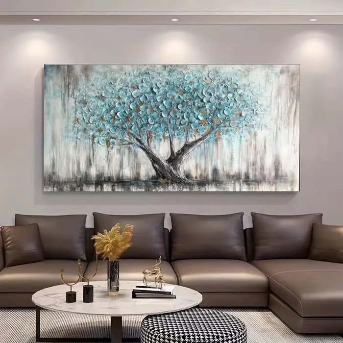 Arbre de Vie Abstrait Peinture Art