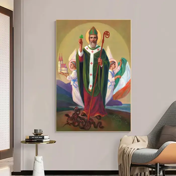 Affiche de peinture sur toile de la série religieuse de Jésus et de la Vierge Marie