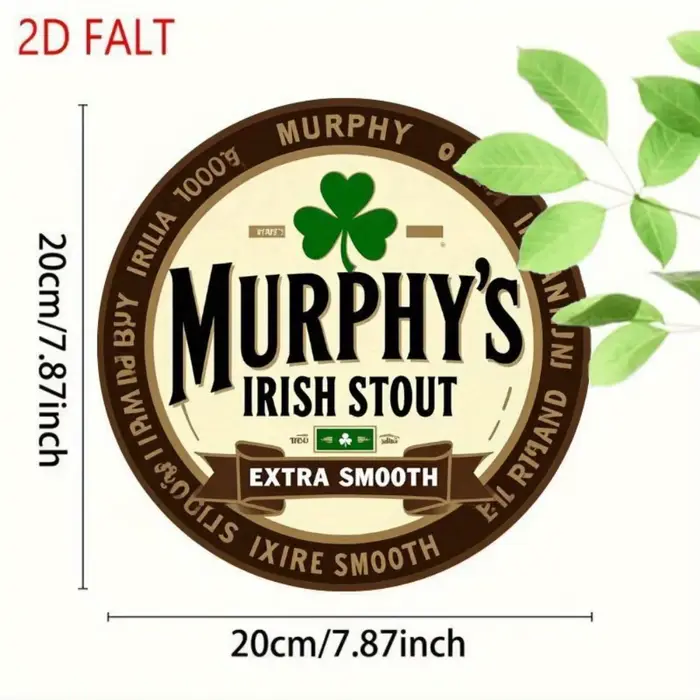 Panneau métallique Vintage Murphy's Irish Stout