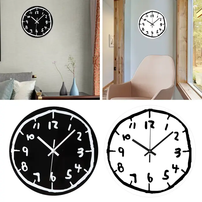 Horloge murale décorative pour cuisine