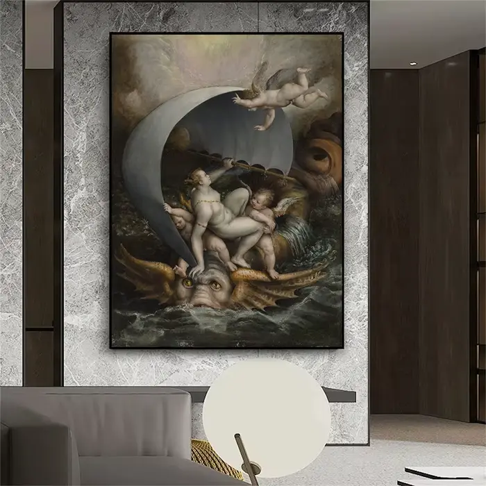 Affiche féministe Vintage baroque italienne de la Renaissance, Artemisia Gentileschi, peinture sur toile d'art mural pour décoration de chambre et de maison
