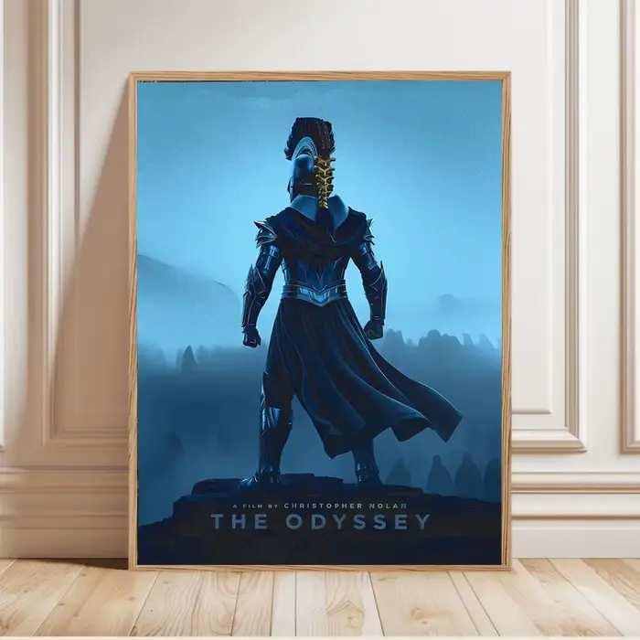 Affiche du dernier film « L'Odyssée » de Christopher Nolan, impressions sur toile, peinture murale « L'Odyssée », images décoratives pour la maison et la chambre