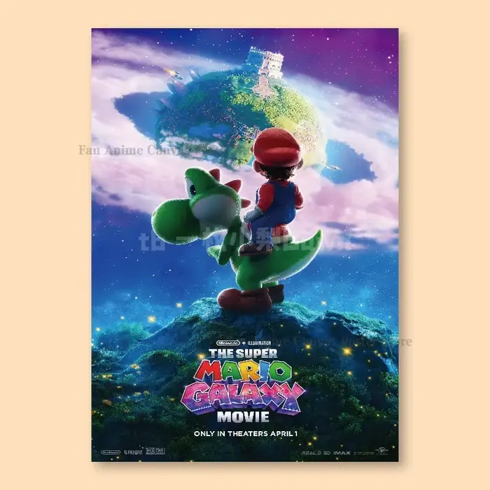 Affiche de film M-Mario Brothers Galaxy