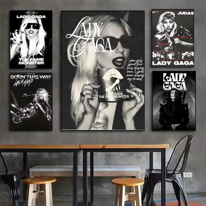 Affiche Singer L-lady Gaga