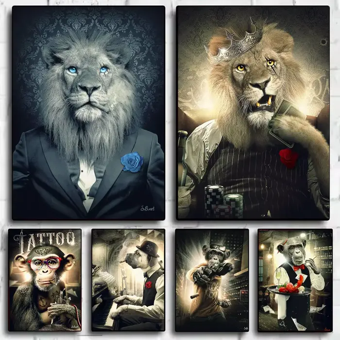 S-ylvain Binet Art affiche HD art collant mur étanche maison salon chambre bar décoration esthétique