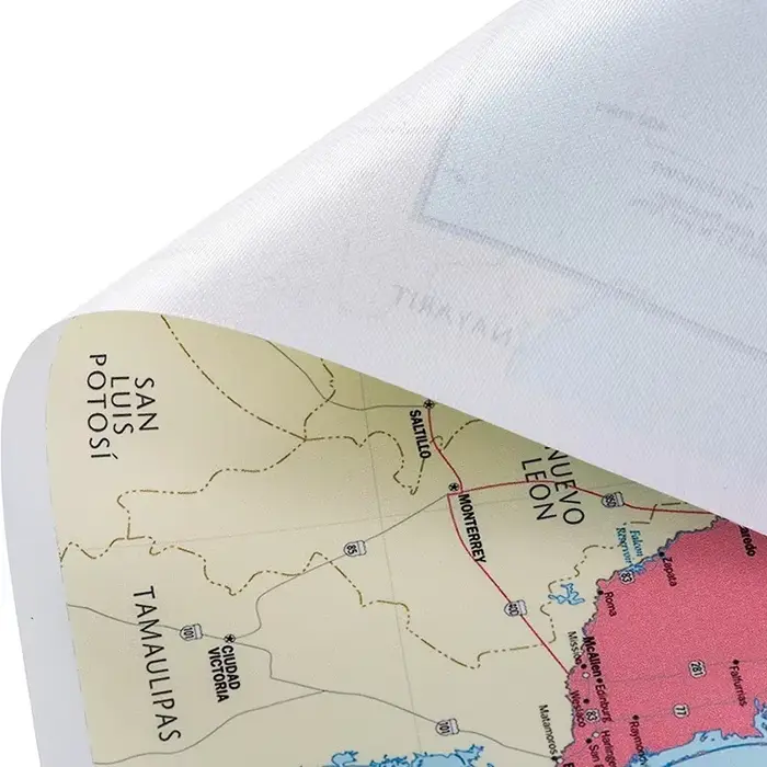 Affiche de carte de la circulation de la langue française de France
