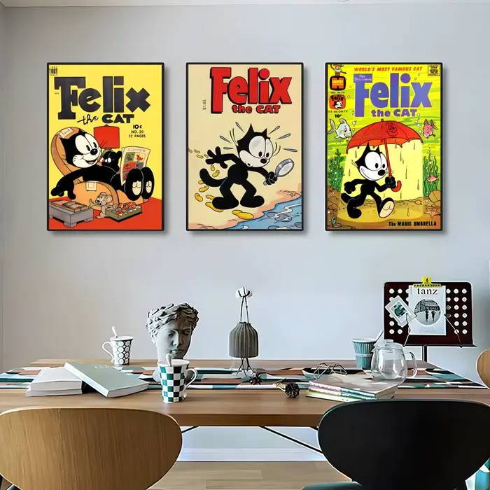 Affiche de dessin animé Felix le chat