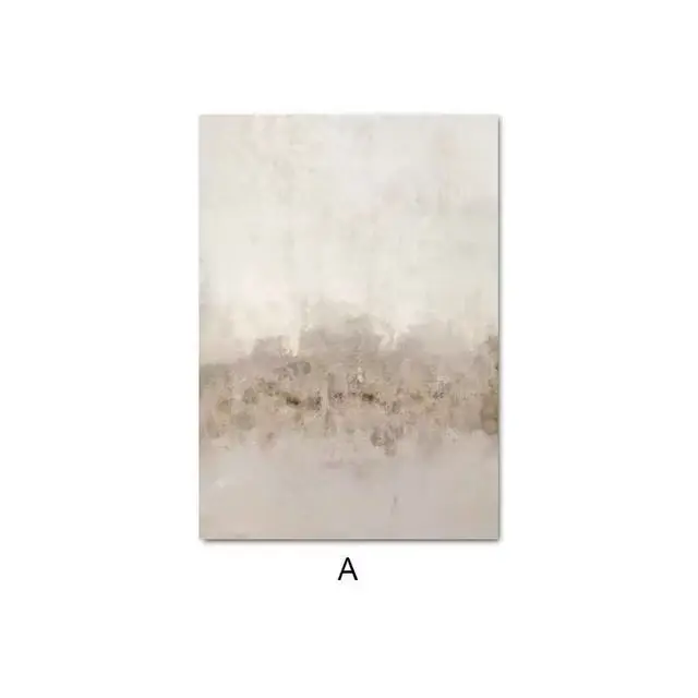 Toile d'art nordique minimaliste moderne, peinture abstraite Simple neutre, galerie de paysages, aff