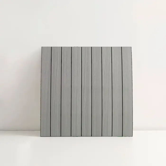Panneau mural imitation bois 40x40cm, bande de grille, décoration salon chambre, imperméable, auto-a