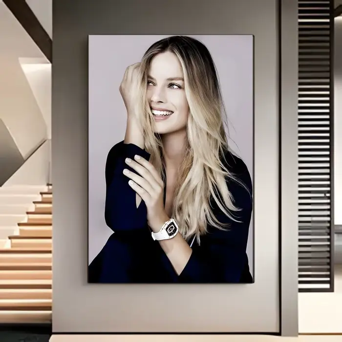 Affiche de la célèbre actrice Margot Robbie