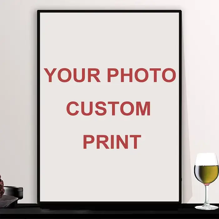 Affiche personnalisée personnalisée avec votre image, imprimés en papier Photo, pour la maison, la s