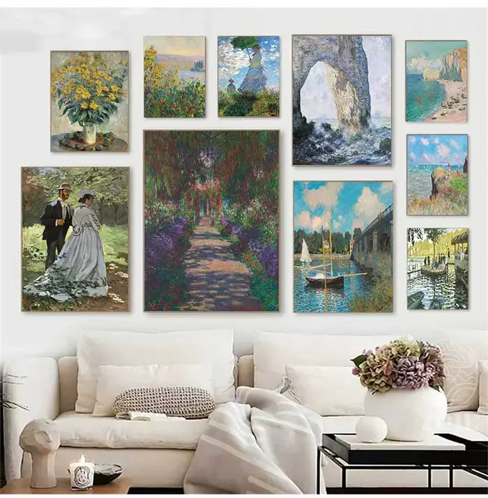 Affiche d'artiste impressionniste de Claude Monet