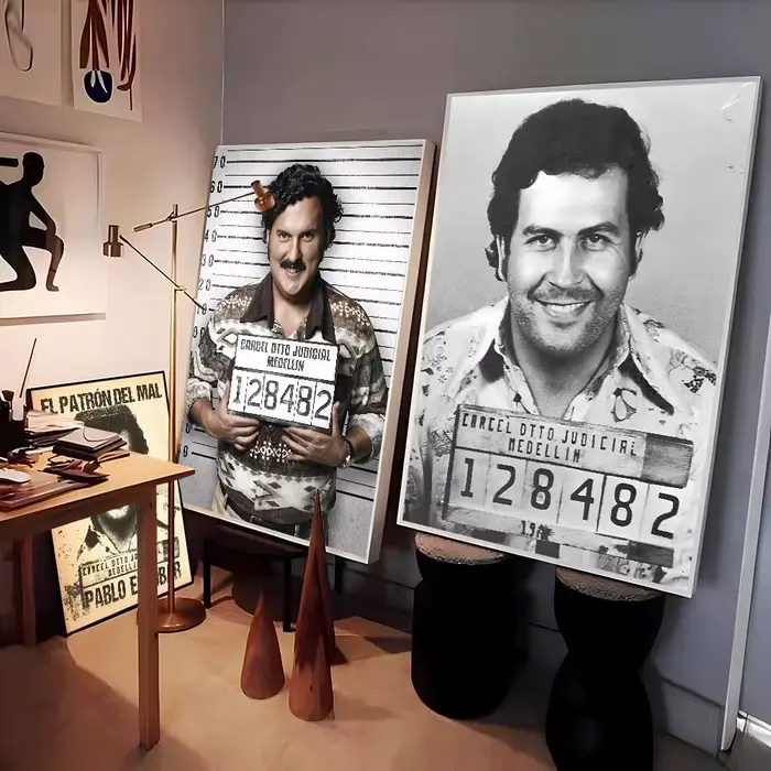 Affiche du seigneur Pablo Escobar Narcos Mugshot